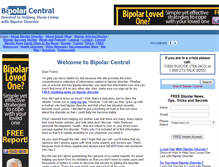 Tablet Screenshot of bipolarcentral.com